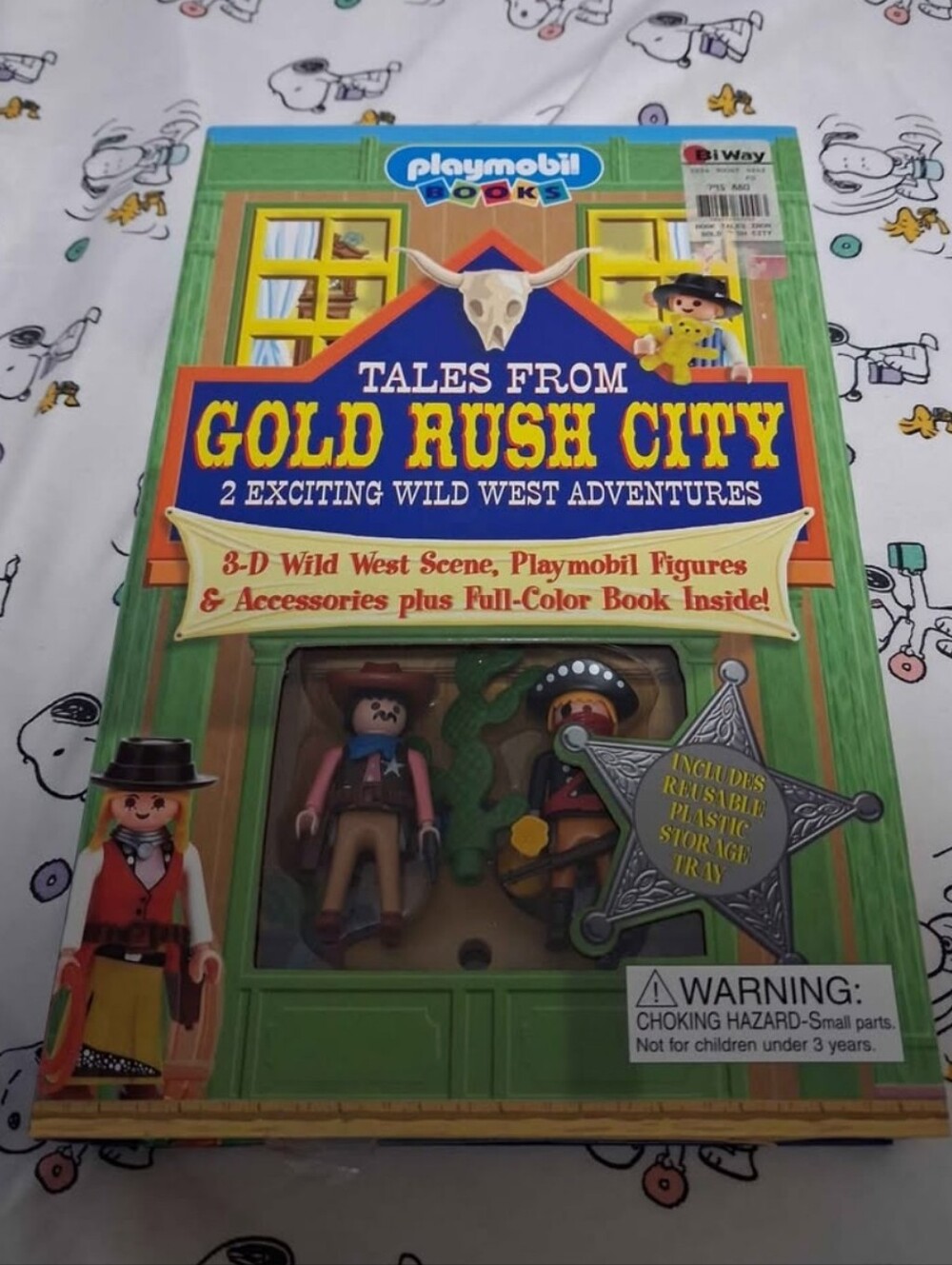 Vintage 90s Playmobil Books Tales From Gold Rush City Wild West Popout Playset